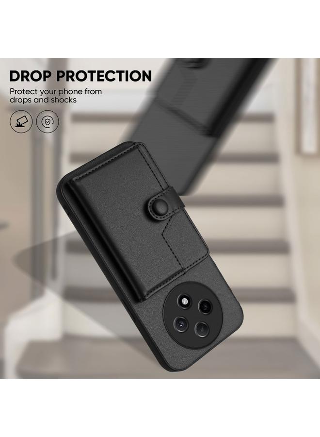 S-TOP Case For OPPO A3 Pro 5G Button Card Bag RFID Anti-theft Phone Case - Image 4