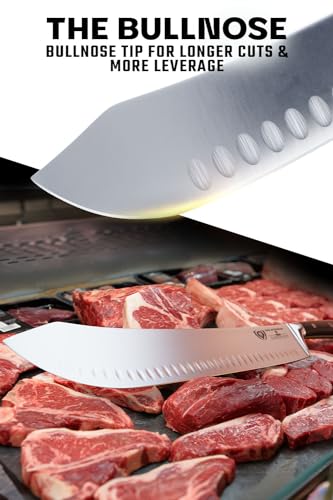 Dalstrong Bull Nose Butcher Knife - 14 inch - Gladiator Series Elite - High Carbon Premium German Steel - Black G10 Handle - Meat BBQ Knife - Sheath Included - NSF Certified - Image 2