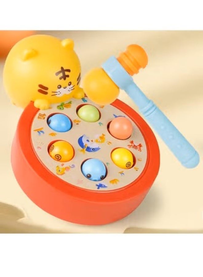 XiuWoo Whack A Mole Play Percussion Toys Preschool Toddler Toy Preschool Toddler Toy,Infant Cartoon Early Education Toys，Parent-Child Interactive Games, Best Gift for Children, Mini Whack-a-mole Portable Game Machine - Image 5