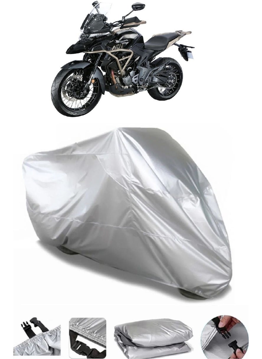 Breen Zontes 350 T1 Grey Waterproof Motorcycle Canvas Premium  - Image 1