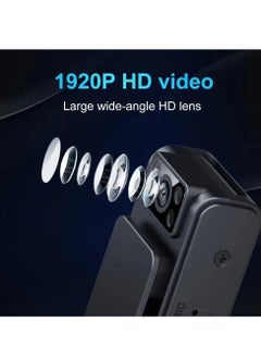 Generic Portable Magnetic Back Clip Camera WIFI Audio and Video Recorder Infrared Night Vision HD Circular Video Body Camera Suitable for Outdoor Sports Camera  - Image 3
