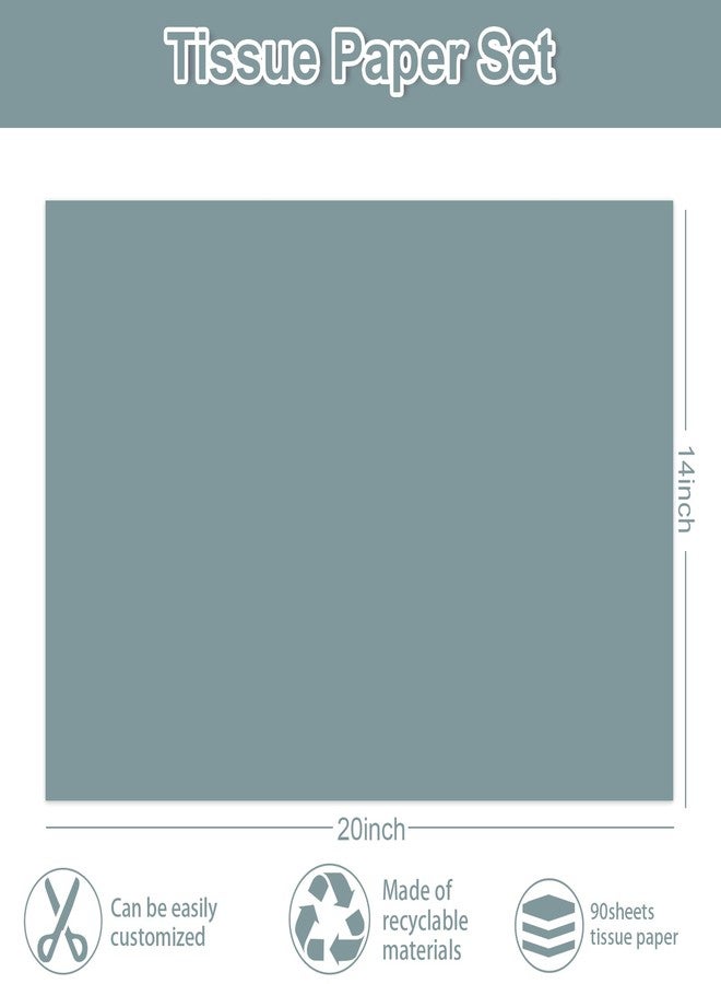 Whaline 90 Sheets Boho Tissue Paper Triangle Dot Stripe Gift Wrapping Paper Pink Blue Art Paper for Birthday Baby Shower Party DIY Crafts, 14 x 20 Inch - Image 2