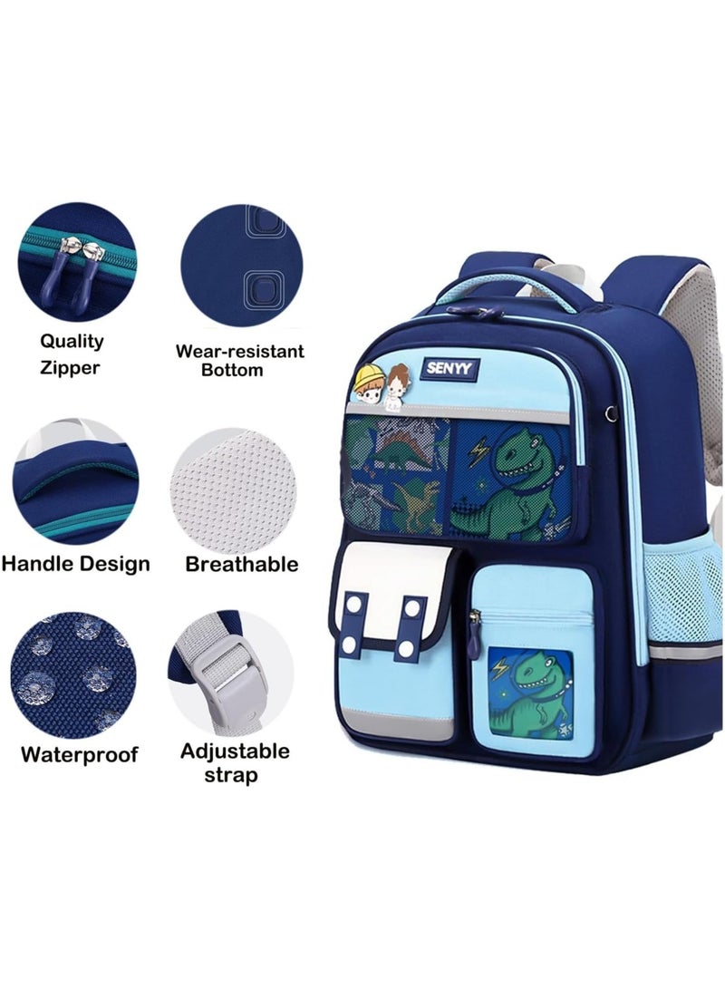 VUCATIN School Bag for Girls 2 PCS Set Kids Backpack Cute School Bags Shoulder Handbags Cartoon Rucksack Book Bags Large Capacity Bag Waterproof Bags Multiple Pockets Schoolbags Pencil Bag (Rabbit 37cm*30cm*14cm) - Image 4