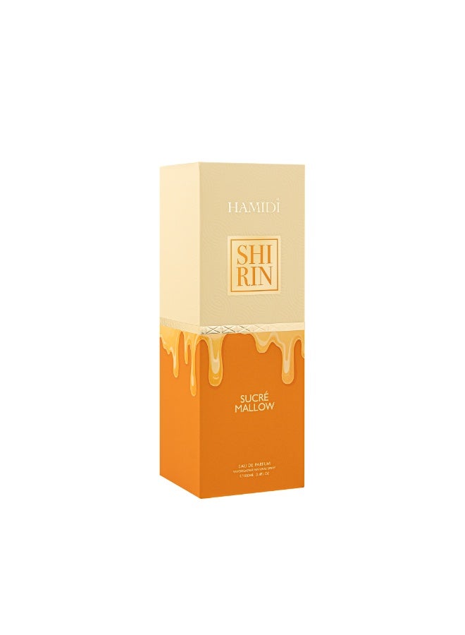 Hamidi Shirin Sucre Mallow Eau De Parfum 100ml | Luxury Long Lasting Unisex Perfume | Citrus Apple & Marshmallow | Vanilla, Musk & Amber Sweet Fragrance | Perfume Spray - Image 4