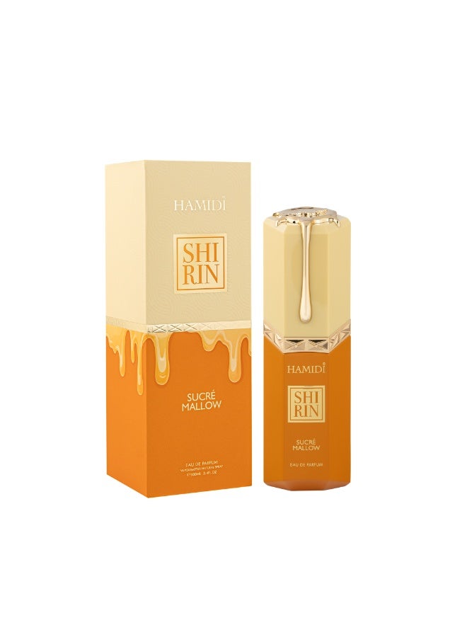 Hamidi Shirin Sucre Mallow Eau De Parfum 100ml | Luxury Long Lasting Unisex Perfume | Citrus Apple & Marshmallow | Vanilla, Musk & Amber Sweet Fragrance | Perfume Spray - Image 3