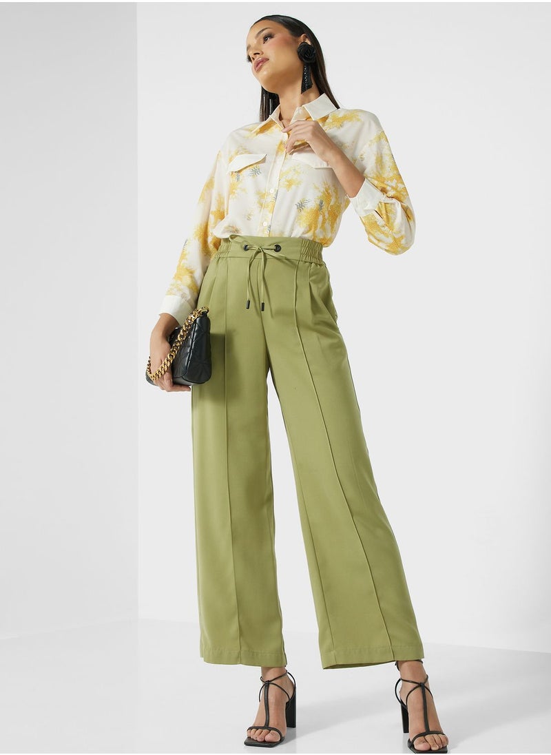 ELLA - Printed Button Down Shirt - Image 1