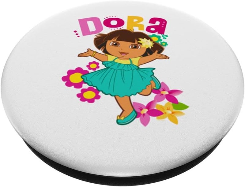 DORA دورا المستكشفة زهرة في شعر فستان بوب سوكيتس ستاندرد بوب جريب - Image 2