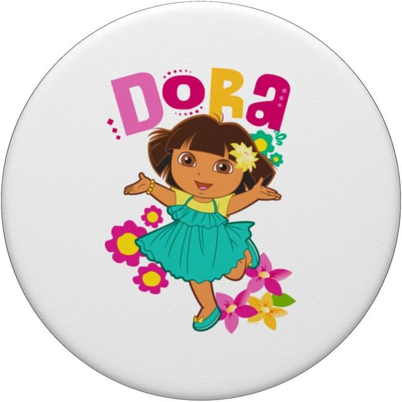 DORA دورا المستكشفة زهرة في شعر فستان بوب سوكيتس ستاندرد بوب جريب - Image 3