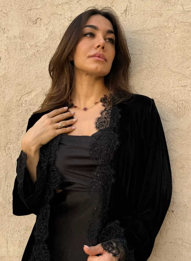 MAISON ARABELLE CAMELLIA BLACK