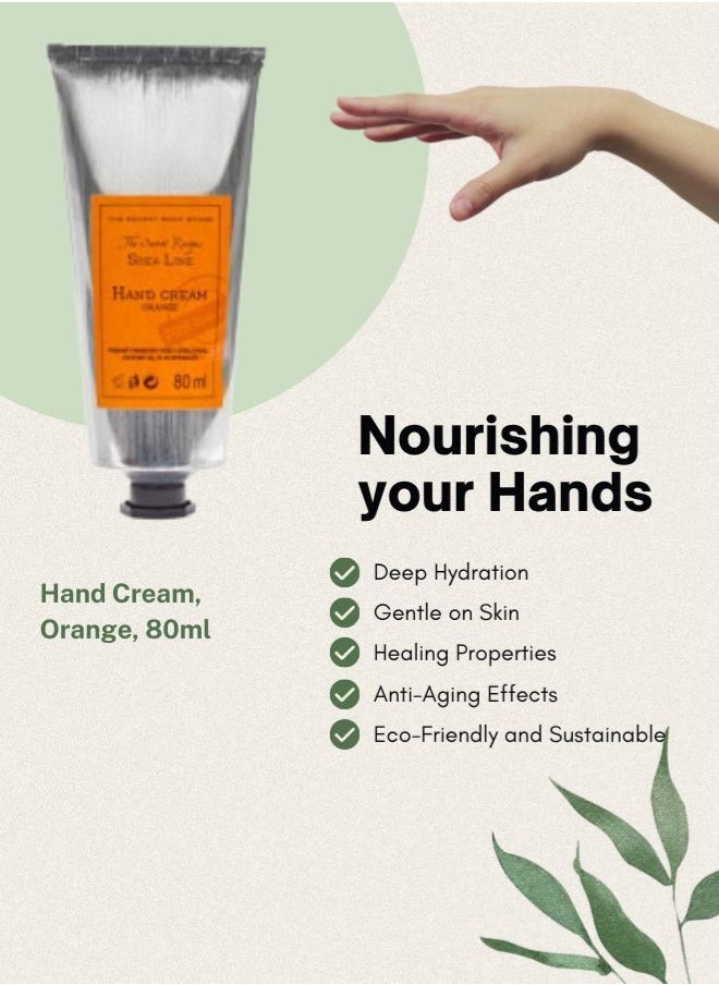 Soap&Friends Soap&Friends Orange Hand Cream 80ml – Citrus Burst Moisturizer with 20% Organic Shea Butter – Vitamin-Boosted, Natural & Cruelty-Free  - Image 4