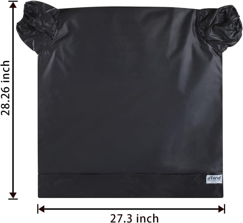 eTone Oversize Film Changing Bag Camera Dedicated Film Developing Darkroom Zipper Bag Double Layer Load Photography 27.3X28.26'' Photography Accessories (27.3X28.26) - Image 3