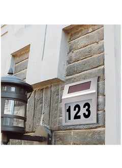 KASTWAVE Lighted House Numbers, Solar House Number, Sign with Waterproof LED, for Outdoor Address Numbers, Solar Powered Address Numbers  - Image 2