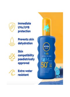 نيفيا نيفيا بخاخ واقي شمس للاطفال 200 مل SPF 50  - Image 4