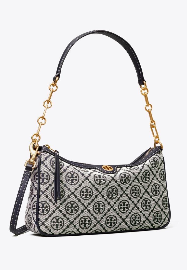 Burch TB T Monogram Jacquard Studio Bag Tory Navy - Image 1