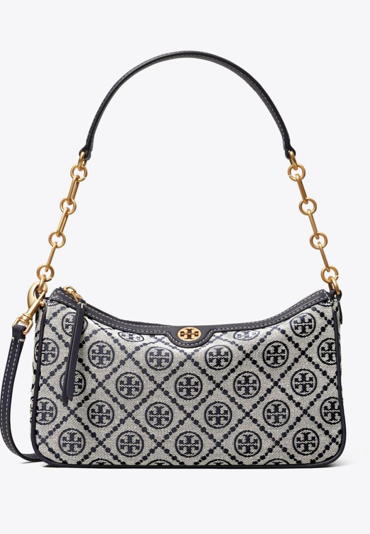 Burch TB T Monogram Jacquard Studio Bag Tory Navy - Image 2