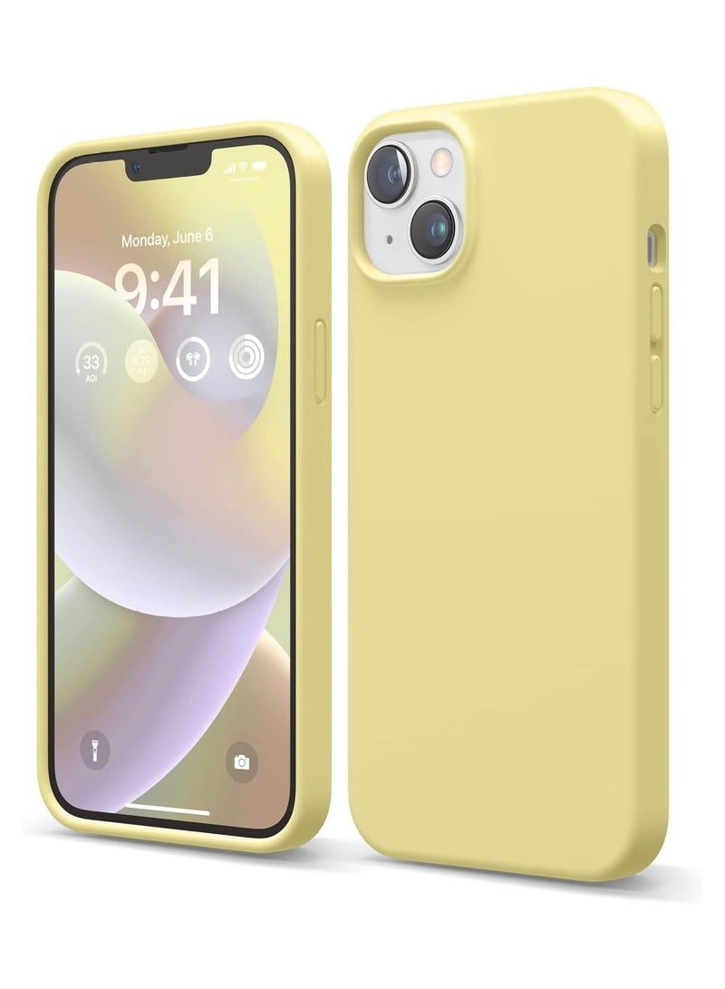 Compatible with iPhone 14 Plus Case 6.7, Slim Liquid Silicone 3 Layers Full Covered Soft Gel Rubber Case Protective Cover 6.7 Inch - Image 1