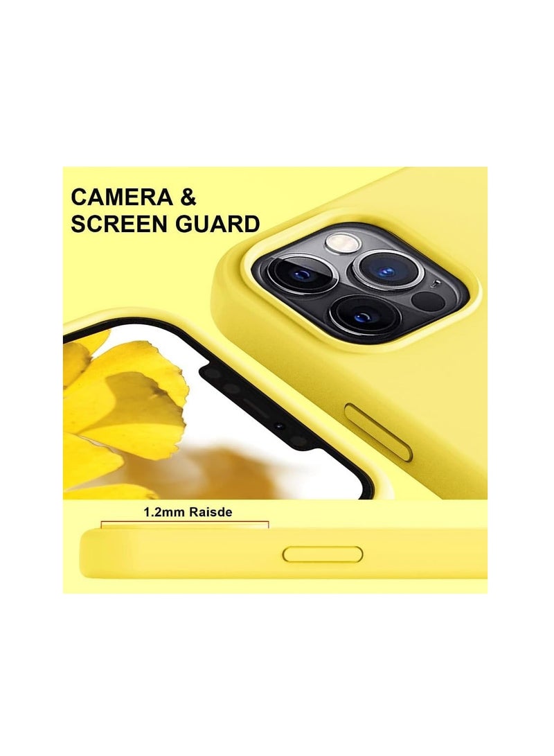 Compatible with iPhone 14 Plus Case 6.7, Slim Liquid Silicone 3 Layers Full Covered Soft Gel Rubber Case Protective Cover 6.7 Inch - Image 3