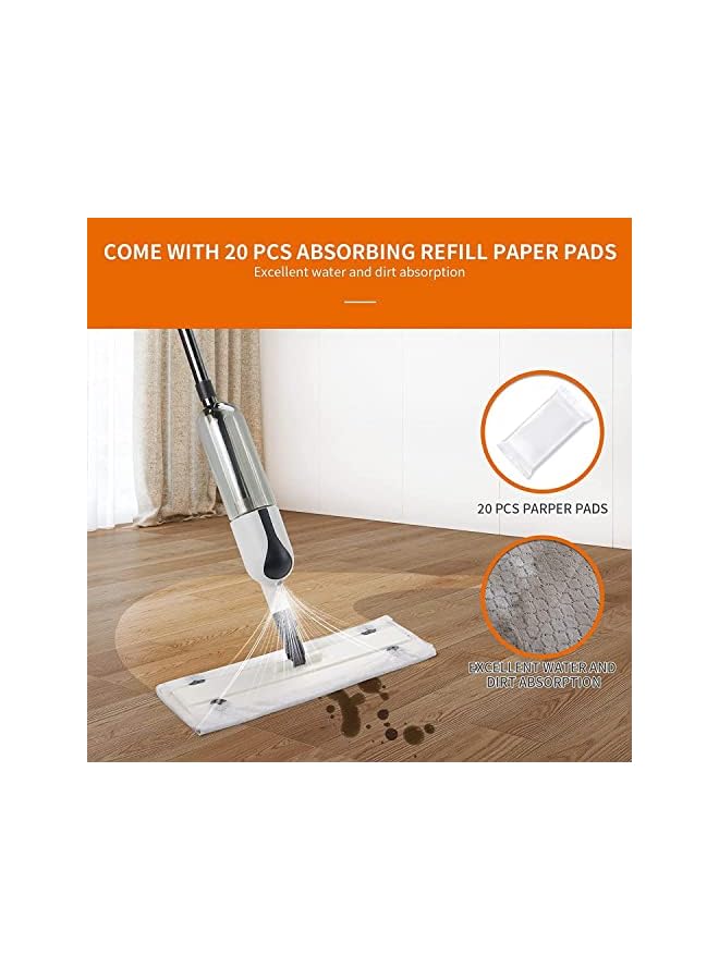 promass Spray Mop for Floor Cleaning,Floor Mop with a Refillable Bottle and 2 Washable Microfiber Pads,for Home Kitchen Hardwood Laminate Wood Vinyl Ceramic Tiles Floor Cleaning (WYL109) - Image 3