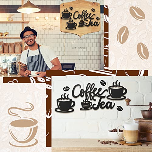 Ferraycle علامة معدنية ريفية لمقهى فيرايكل - لافتات مقهى ريفية - ديكور حائط معلق لفن الجدران المعدنية للمكتب المنزلي والمطبخ (القهوة والشاي) - Image 5