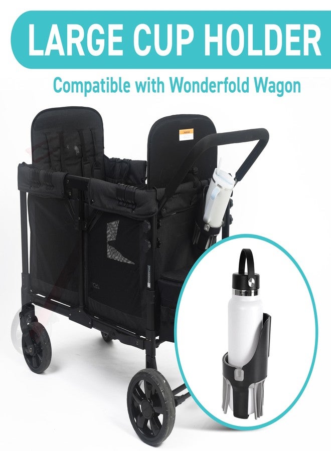 Tributary Brands Large Cup Holder Compatible with Wonderfold Wagon - Large Cup Holder Attachment Designed for Wonderfold Wagon W2 and W4 Accessories - Image 2