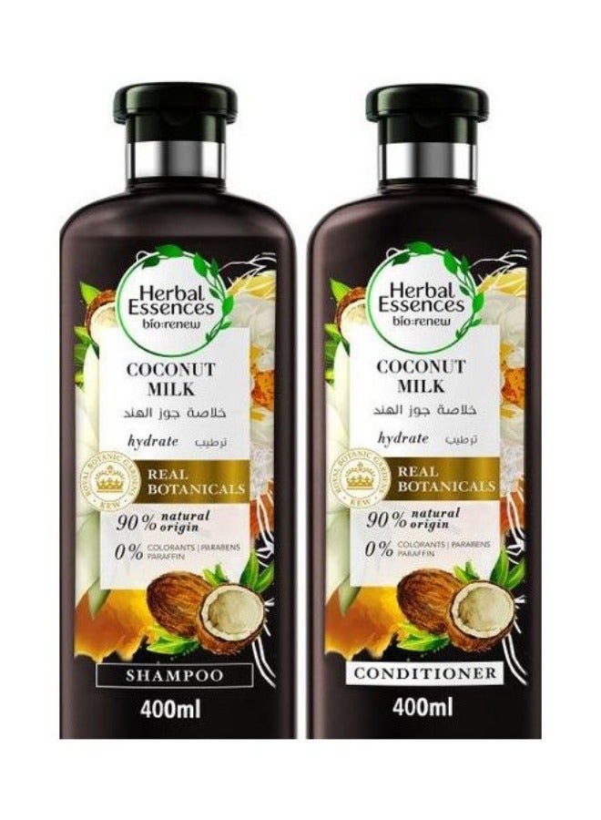 HERBAL ESSENCES CONDITIONER + SHAMPOO COCONUT 800 ML