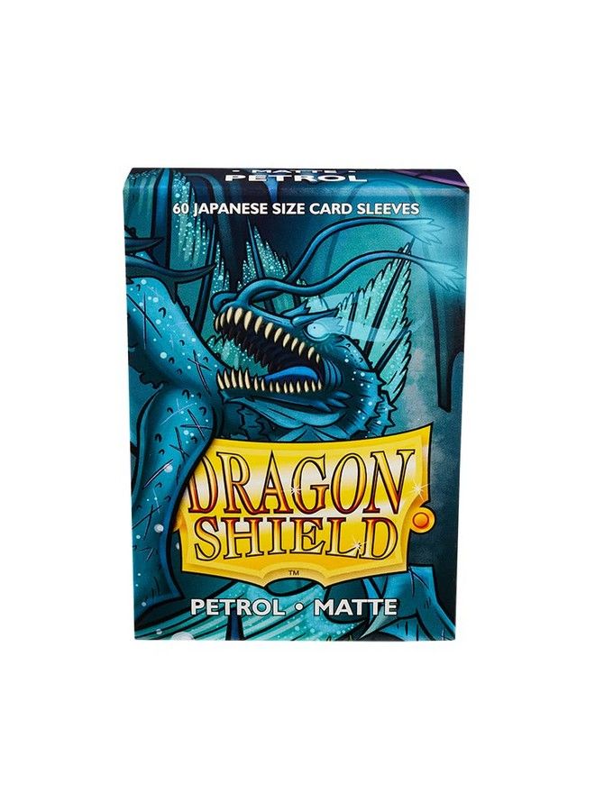 Dragon Shield Japanese Size Sleeves Matte Petrol 60Ct Card Sleeves Smooth & Tough Compatible With Pokemon Yugioh & More Tcg Ocg Art11120