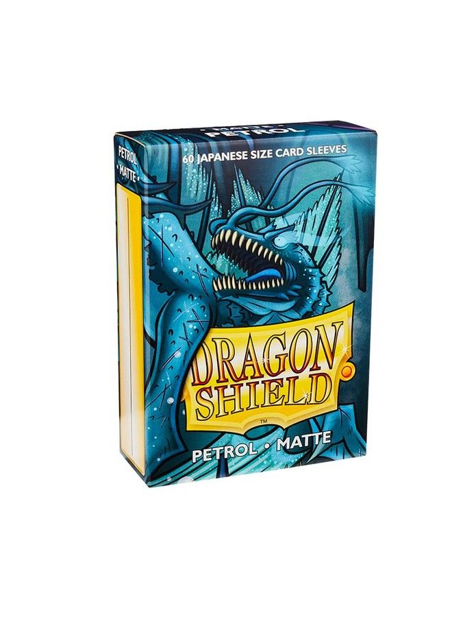 Dragon Shield Japanese Size Sleeves Matte Petrol 60Ct Card Sleeves Smooth & Tough Compatible With Pokemon Yugioh & More Tcg Ocg Art11120