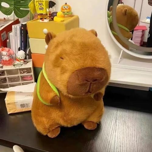 Fusked Flufies Plush Toys - Snuggly and Aesthetic Stuff Plush Toys and Baby Toys - Soft Toys for Baby Girl and Baby Boy - Soft Toys for Girlfriend Gift (Capybara with Turtle Bag) - Image 5