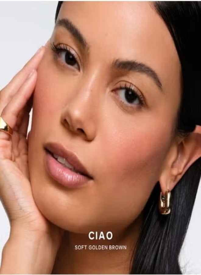 Saie Saie SuperSuede™ Talc-Free Powder Blush 3g – Ciao - soft golden brown Silky, Blendable, Natural Finish  - Image 2