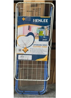 HENLEE Cloth Dryer Foldable Cloth Drying Stand Ideal for Indoor and Outdoor,18M Drying Space BLUE|WHITE NH3030  - Image 4
