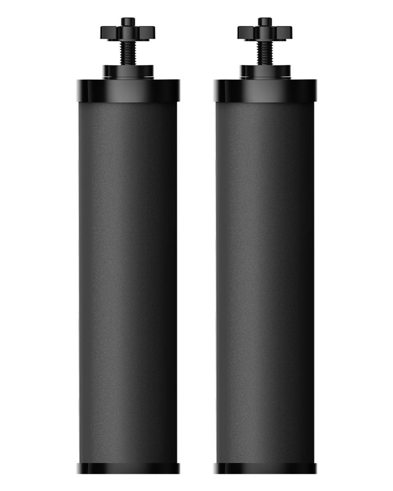AquaCrest AQUA CREST Gravity Water Filter Replacement for Berkey BB92 Black Carbon Filter Compatible with Purewell ProOne Waterdrop Gravity Water Filter System NSFANSI 42372 Certified 2 Pack - Image 2