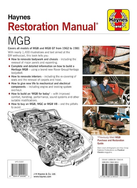 MGB Restoration Manual