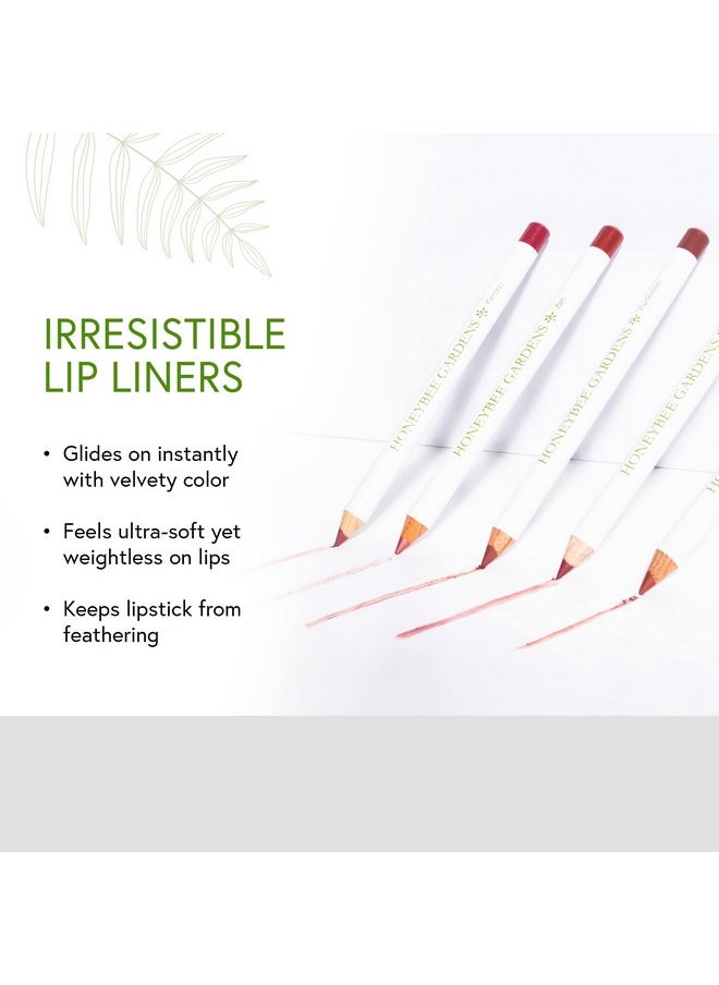 Honeybee Gardens - Irresistible Cinnamon Lip Liner Pencilisland Spice (Rosey Cinnamon) Ultra Soft Yet Weightless On Lips Gluten Free Vegan Cruelty Free Paraben Free - Image 1