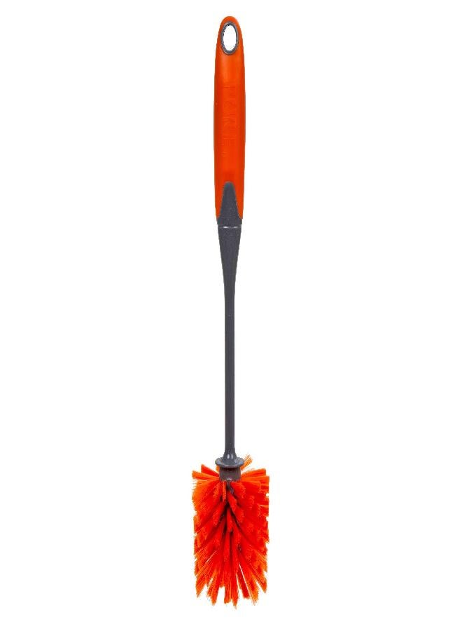 Pure 70526DC-OR, Orange PURE Collection, Deluxe Bottle Cleaning Brush, 12.5 inches, 12 x 5 inches - Image 1
