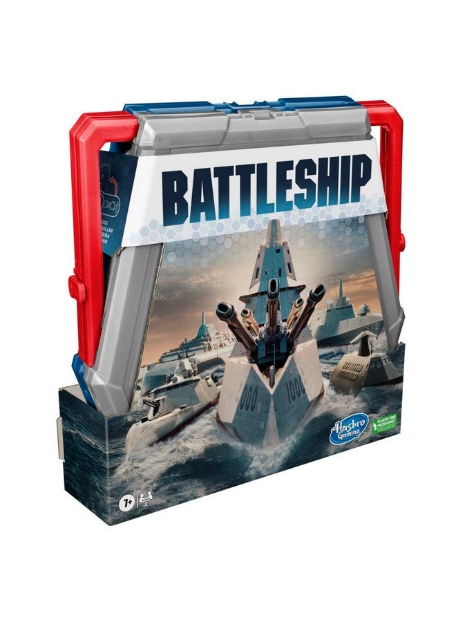 باتلشيب لعبة Hasbro Gaming Battleship لعبة الطاولة الكلاسيكية الإستراتيجية للأطفال من سن 7 سنوات فما فوق متعة للاعبين 2 - Image 3