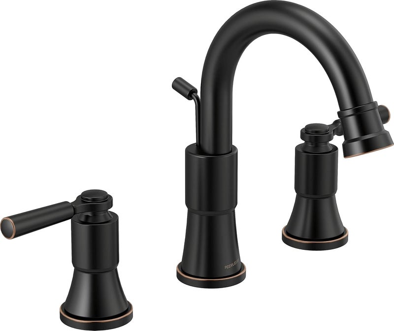 Delta Faucet Peerless Westchester Widespread Bathroom Two Handle Oil Rubbed Bronze