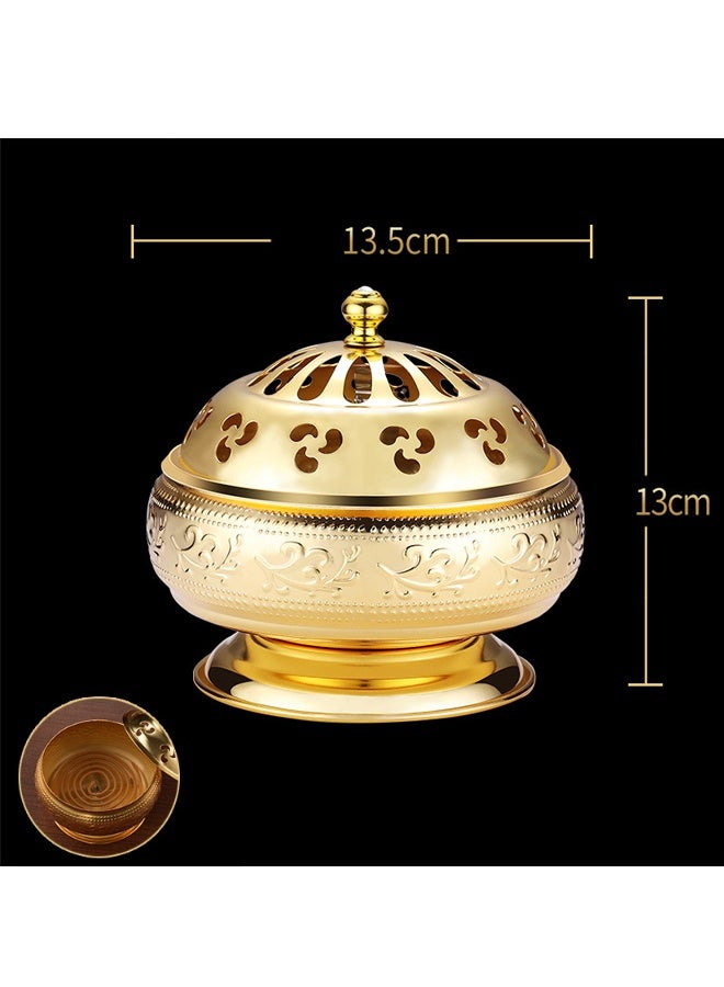 هومستر لوتس بوخن حارق Dhoop حامل -Aromatherapy موقد و بوخن حارق ，ديكور غرفة المنزل القديمة القديمة ，تسخين المنزل روحي ريكي اليوغا هدايا التأمل - Image 4