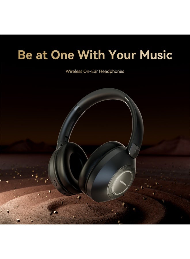 VENTION Wireless On-Ear Headphones SoundMate S11 Black Model# NBBB0 - Image 2