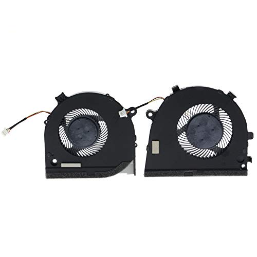 TRADOCK Replacement CPU & GPU Cooling Fan for Dell G3-3579 Gaming 0GWMFV 0TJHF2 FKB6 FKB7 DFS481105F20T DFS551205ML0T DC28000KUF0 DC28000KVF0 DC 5V 0.5A - Image 2