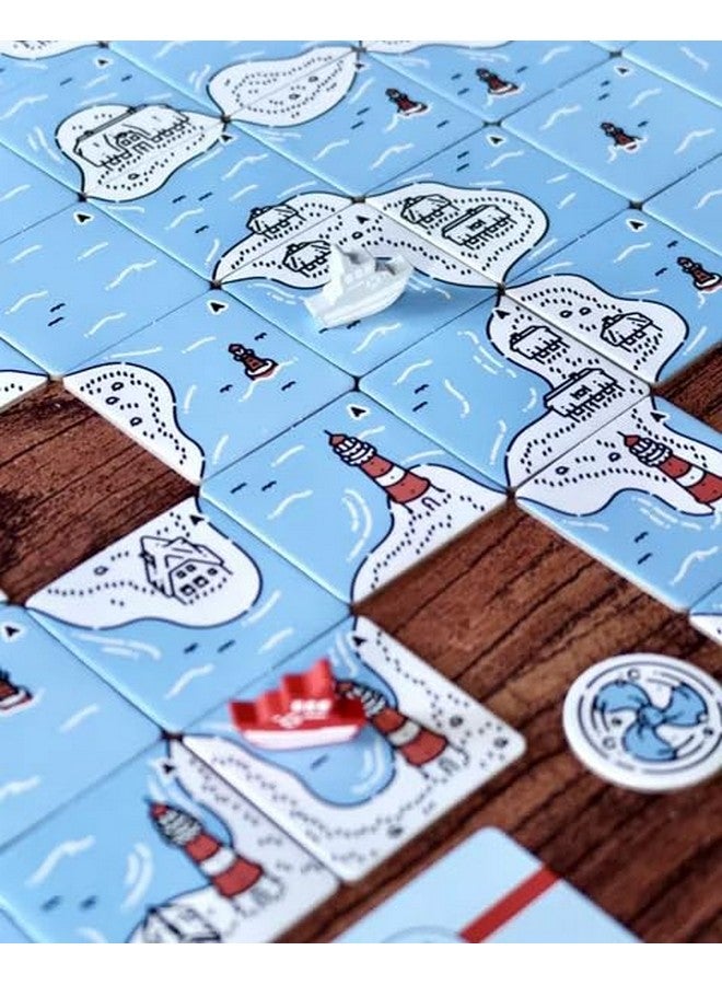 Pandasaurus Games Beacon Patrol Board Game - Cooperative Coast Guard Adventure! Tile Placement Strategy Game, Fun Family Game for Kids and Adults, Ages 8+, 1-4 Players, 30 Minute Playtime, Made by Pandasaurus Games - Image 5