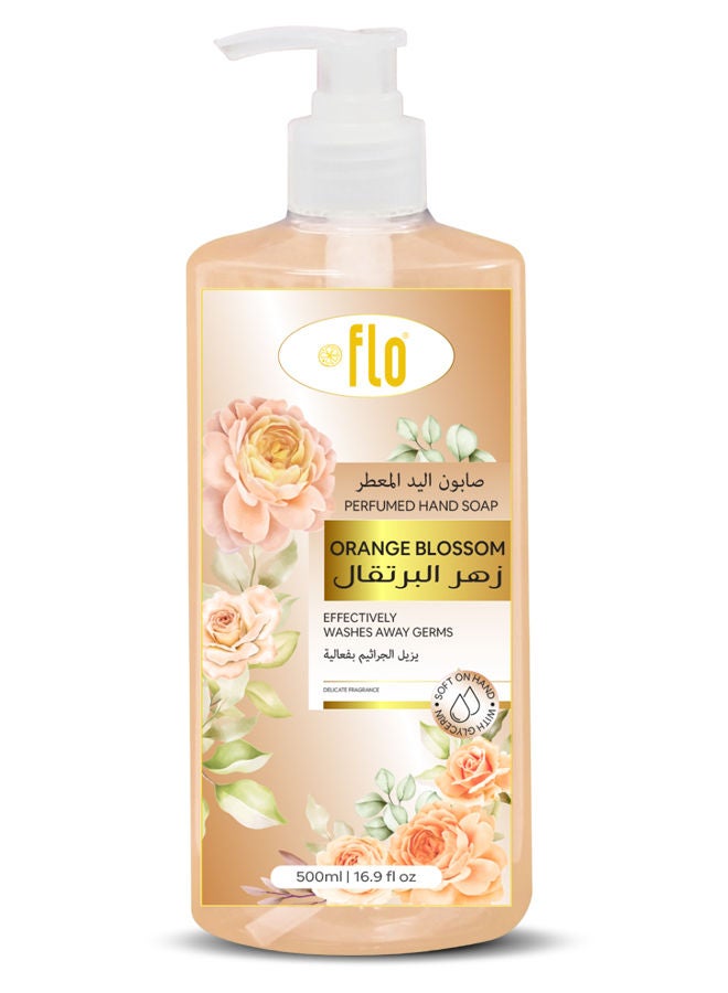 FLO Hand Wash Orange blossom 500ml - Image 1