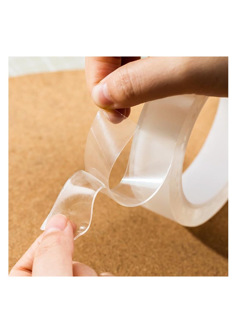 Deli 1-Piece Multi Functional Double Sided Nano Tape 1 Inch Width 5 Meter Length - Image 5