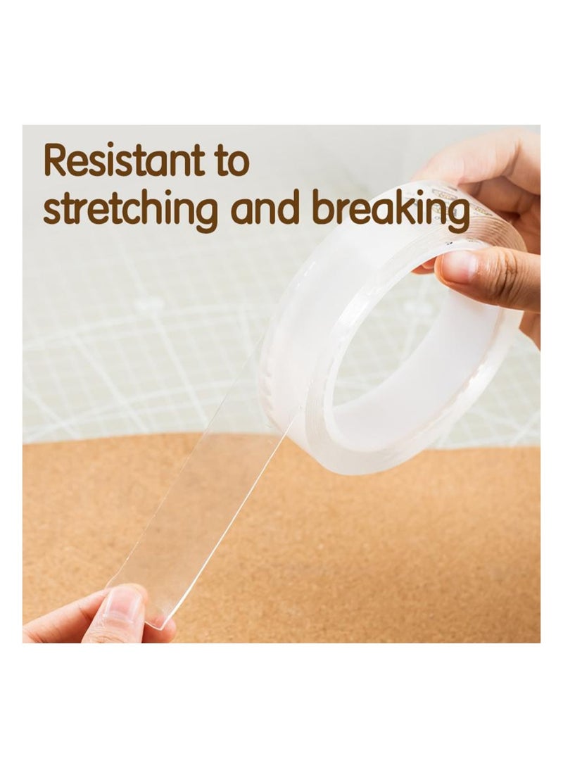 Deli 1-Piece Multi Functional Double Sided Nano Tape 1 Inch Width 5 Meter Length - Image 2