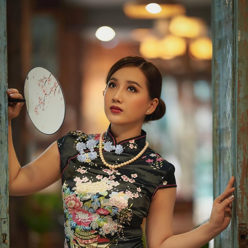 ORFOFE 12pcs Handcrafted Chinese Style Sewing Buttons for Cheongsam and Hanfu Clothing, Silver Fabric Decorative Buttons 7.5x3.5cm, Suitable for Traditional Costume Embellishment and DIY - Image 5