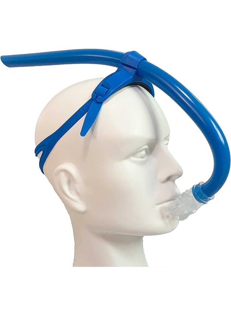 أنبوب تنفس أمامي للسباحة – مع قطعة فم مريحة – مثالي للسباحة الترفيهية والتدريبية - Image 2