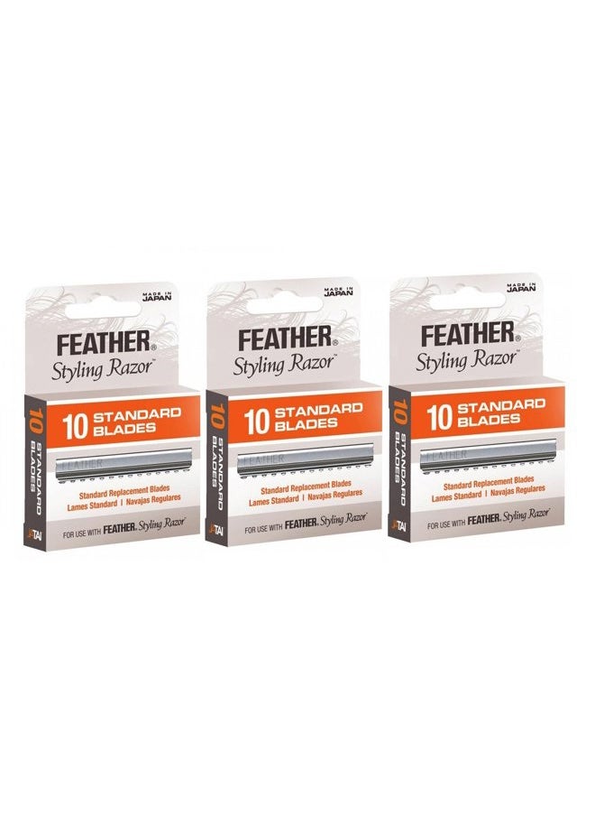 Feather Feather Styling Razor Blades 30 count 