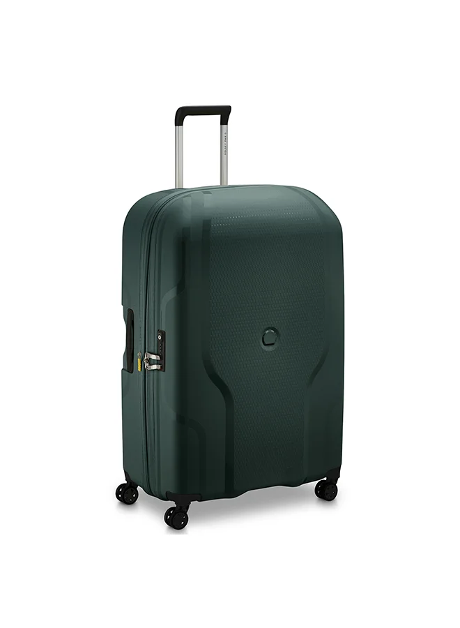 ديلسي _باريس Clavel 83cm 4 Double-Wheeled Luggage Trolley (Recycled Material) - Deep Green