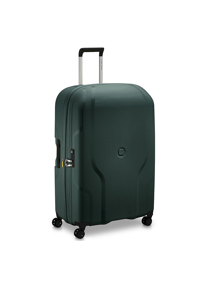 DELSEY Paris Clavel 83cm 4 Double-Wheeled Luggage Trolley (Recycled Material) - Deep Green - Image 2