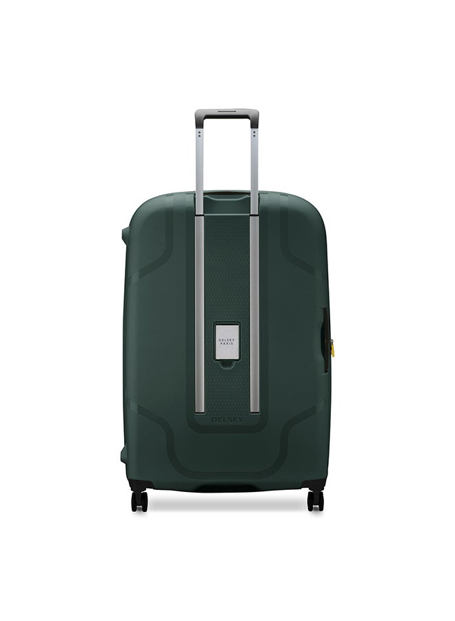 DELSEY Paris Clavel 83cm 4 Double-Wheeled Luggage Trolley (Recycled Material) - Deep Green - Image 4