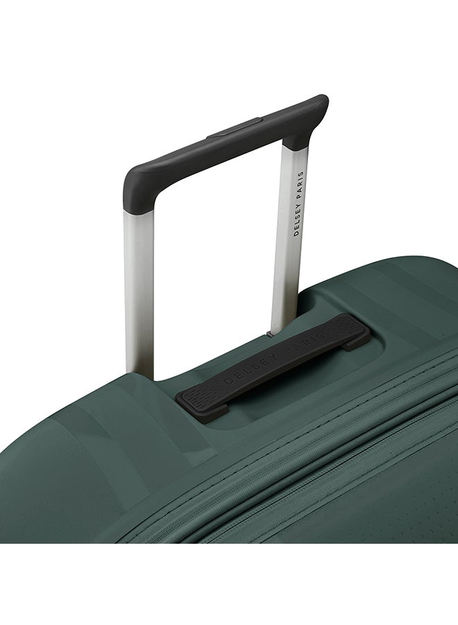DELSEY Paris Clavel 83cm 4 Double-Wheeled Luggage Trolley (Recycled Material) - Deep Green - Image 5